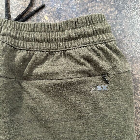 MSX By Micheal Strahan Drawstring Jogger Pants Army Green Sz Medium Cotton Blend - Picture 7 of 10